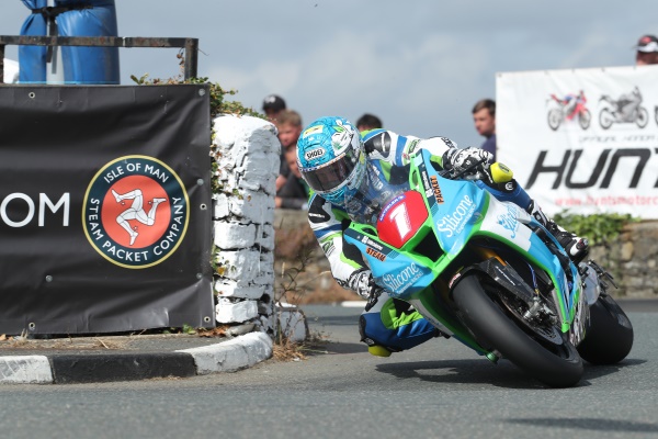 Dan Kneen at the Isle of Man Steam Packet Company Southern 100 International Road Races